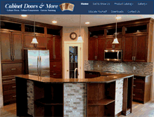 Tablet Screenshot of cabinetdoorsandmore.com